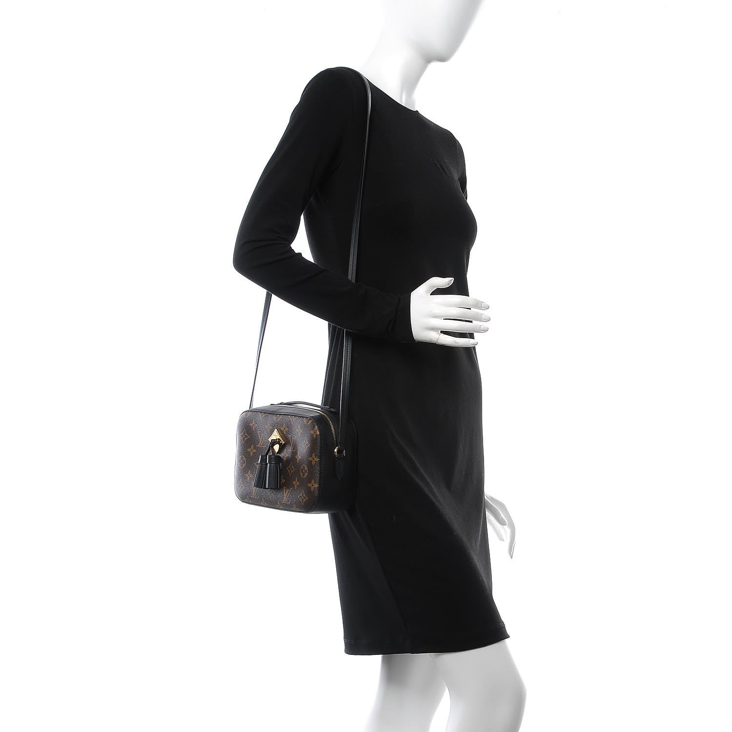Louis Vuitton Monogram Saintonge Black 2 of 9