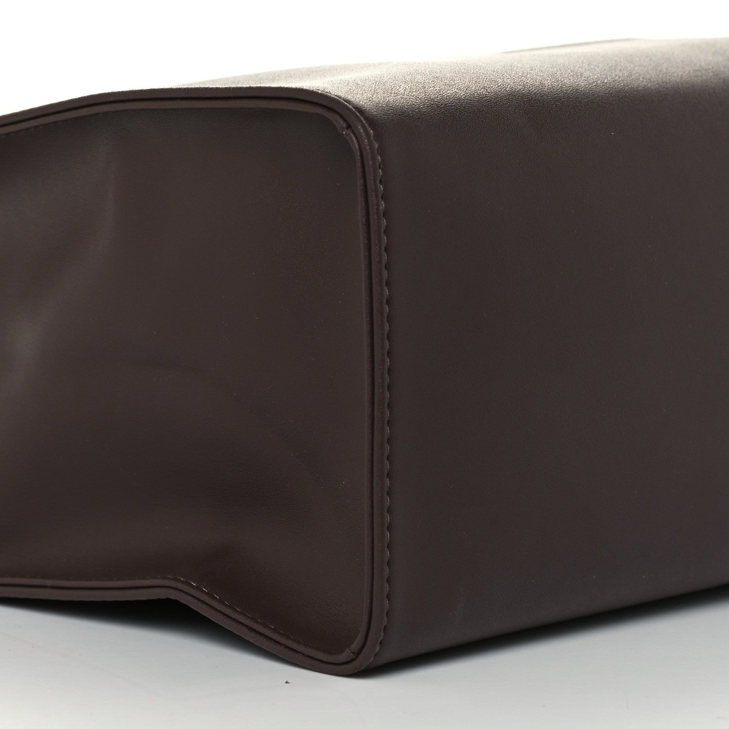 Telfar Vegan Leather Medium Shopping Bag Chocolate 10 of 11