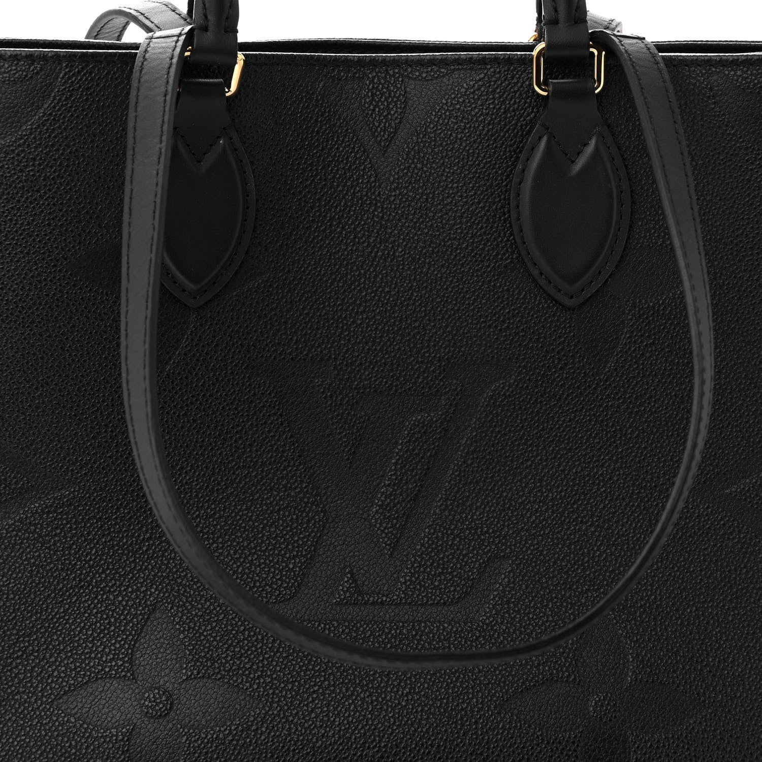Louis Vuitton Empreinte Monogram Giant Onthego MM Black 7 of 10