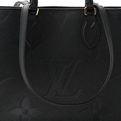 Louis Vuitton Empreinte Monogram Giant Onthego MM Black 7 of 10