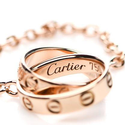 Cartier 18K Pink Gold Interlocking LOVE Bracelet 4 of 7