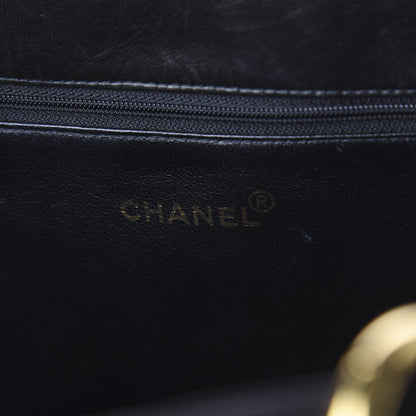 Chanel Lambskin Quilted Tote Black 7 of 10