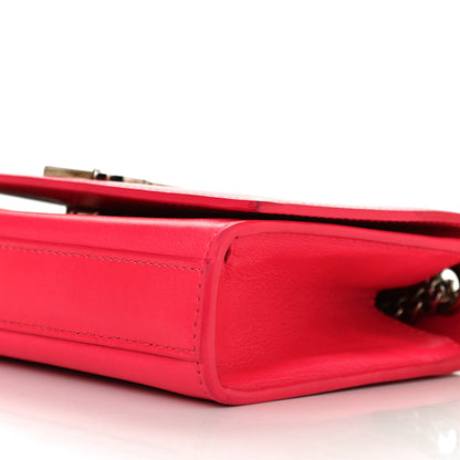 Saint Laurent Calfskin Small Classic Monogram Kate Satchel Neon Pink 8 of 9