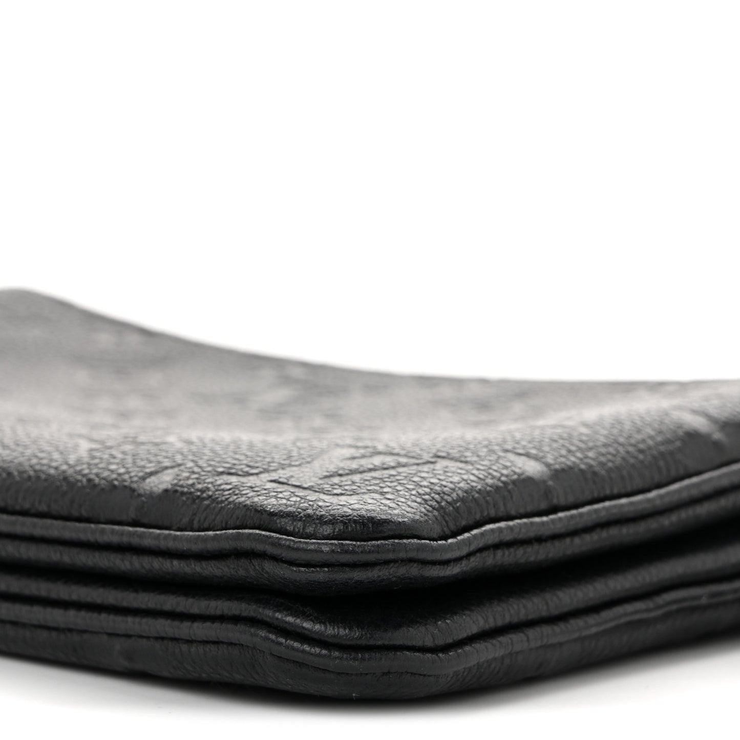 Empreinte Double Zip Pochette Black