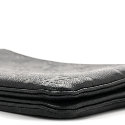Louis Vuitton Empreinte Double Zip Pochette Black 9 of 11