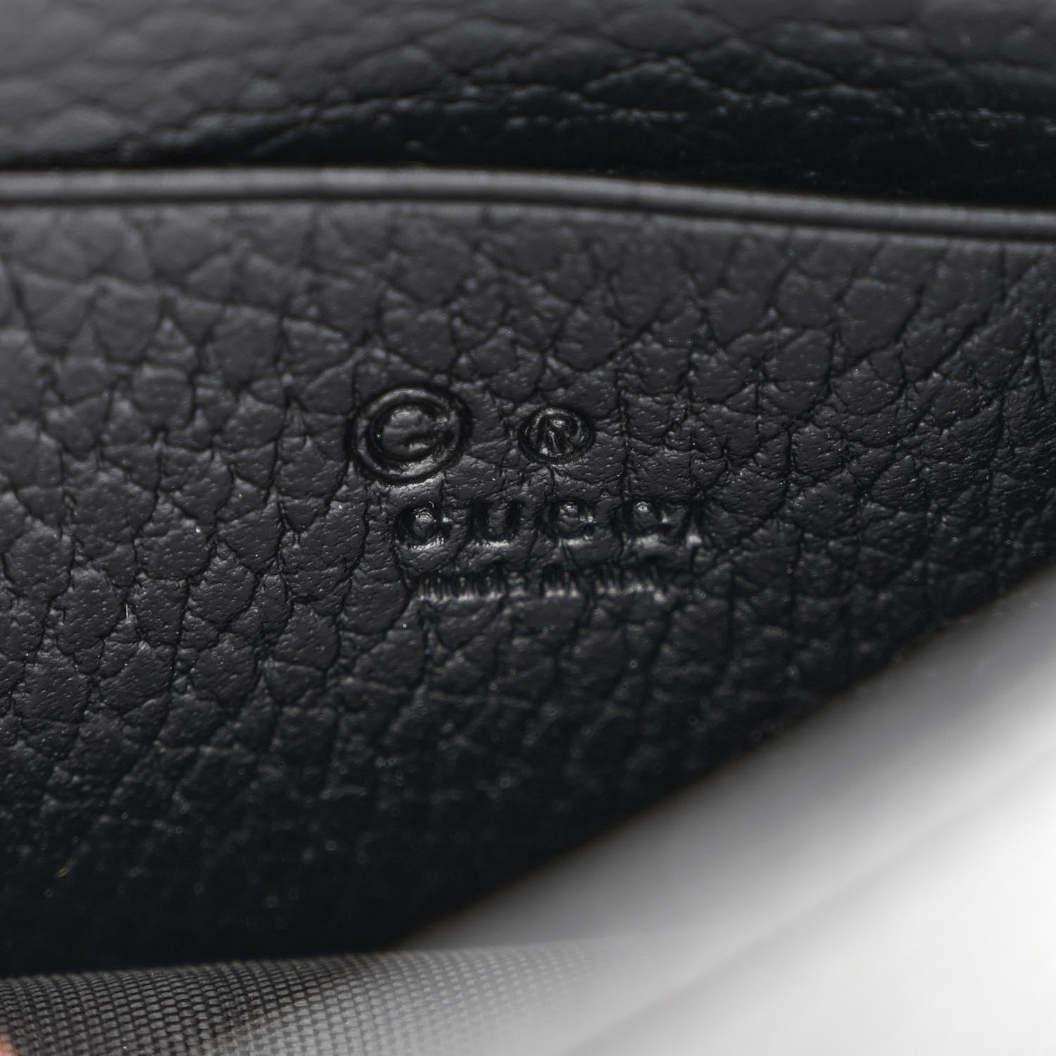 Gucci Dollar Calfskin Interlocking G Chain Wallet Black 6 of 11