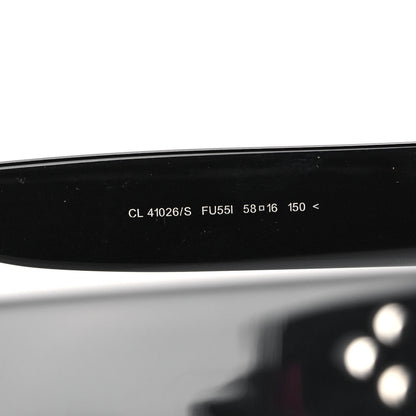 Celine Shadow Sunglasses CL 41026/S Black Havana 6 of 8