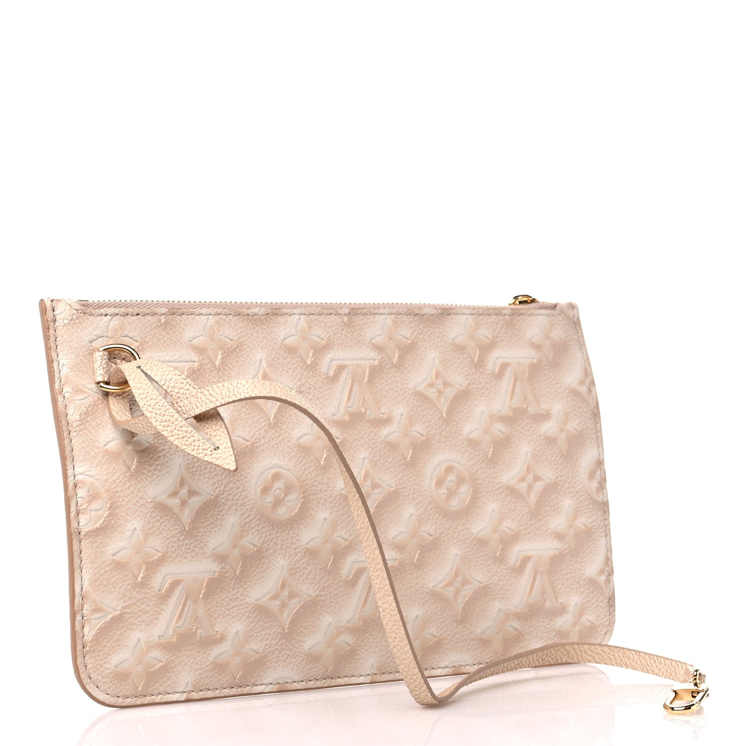 Louis Vuitton Empreinte Monogram Summer Stardust Neverfull MM Pochette Beige Clair 3 of 6