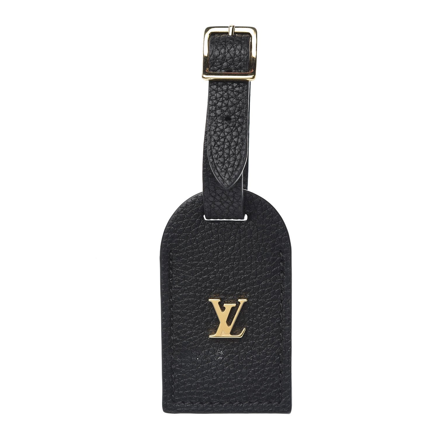 Louis Vuitton Taurillon City Steamer Luggage Tag Black 1 of 2