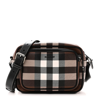 Burberry Canvas Check Paddy Messenger Birch Brown 1 of 9