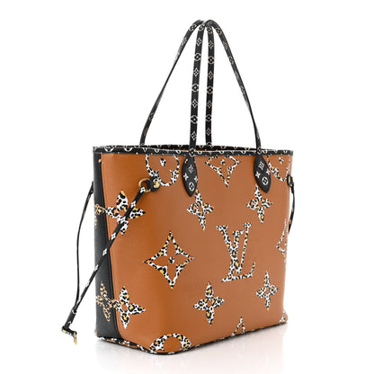 Louis Vuitton Monogram Giant Jungle Neverfull MM Black 4 of 13