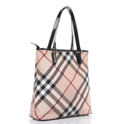 Burberry Supernova Check Tote Black 3 of 10