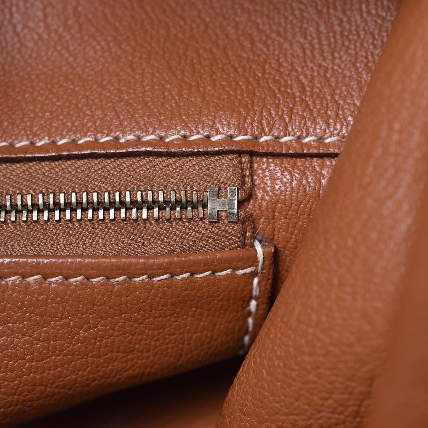 Taurillon Clemence Birkin 35 Gold