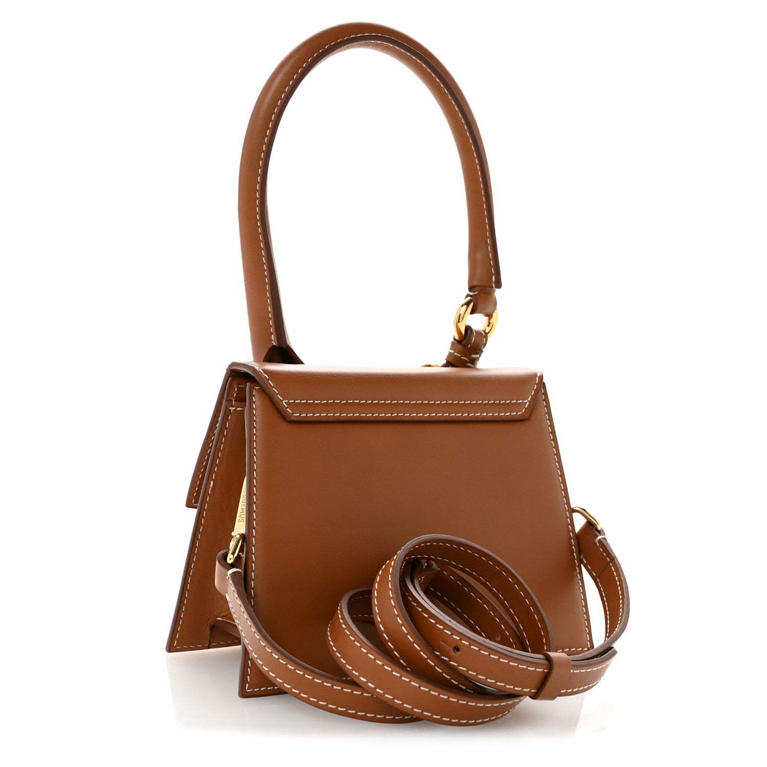 Jacquemus Smooth Calfskin Le Chiquito Boucle Moyen Brown 3 of 11