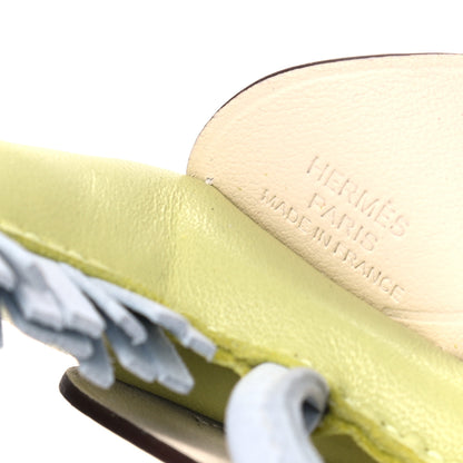 Hermes Milo Lambskin Grigri Rodeo Pegase Horse Bag Charm PM Jaune Bourgeon Bleu Brume Nata 3 of 4