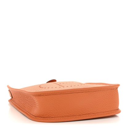 Hermes Taurillon Clemence Evelyne TPM Orange 4 of 10