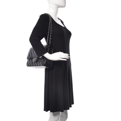 Chanel Caviar Quilted Jumbo Double Flap Black 2 of 11