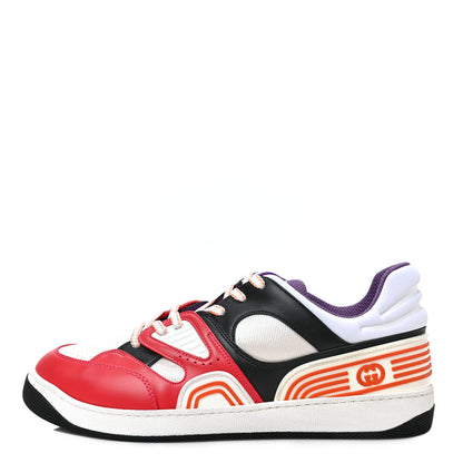 Gucci Demetra Mens Basket Low Top Sneakers 9.5 Deep Coral Great White Black 1 of 8