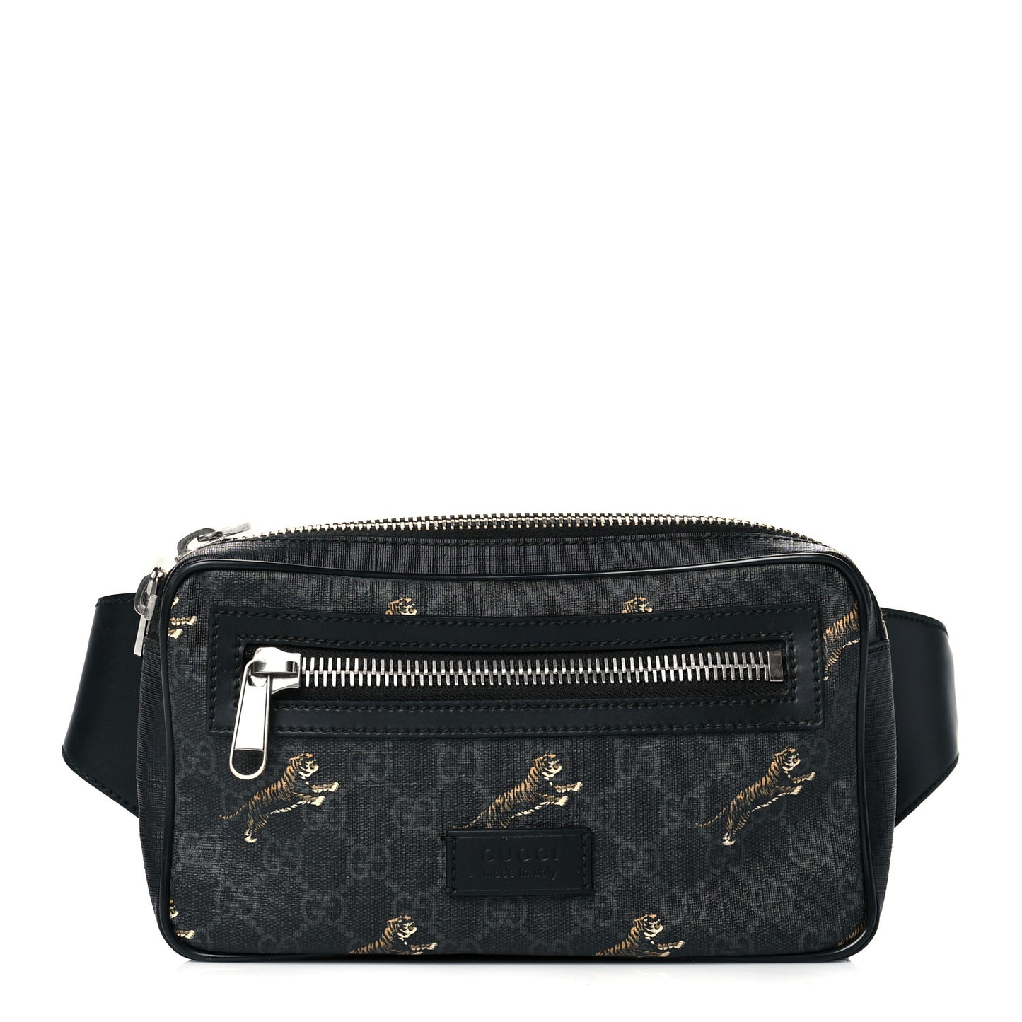 Soft GG Supreme Monogram Tigers Belt Bag Black Multicolor