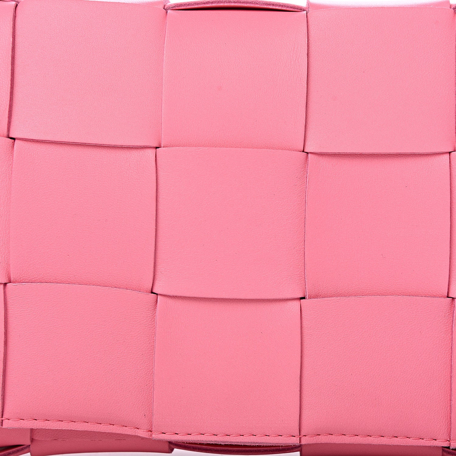 Bottega Veneta Nappa Maxi Intreccio Cassette Bag Rosa 9 of 11