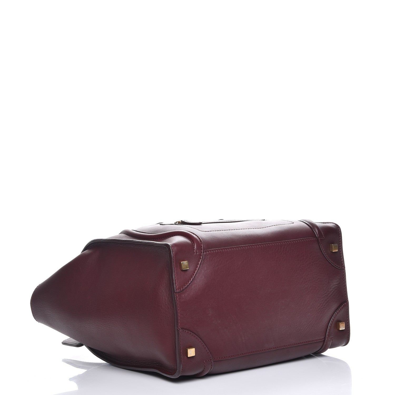 Celine Smooth Calfskin Mini Luggage Burgundy 4 of 9