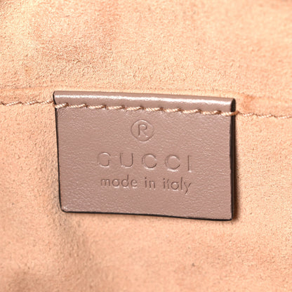 Gucci Calfskin Matelasse Small GG Marmont Chain Shoulder Bag Porcelain Rose 5 of 9