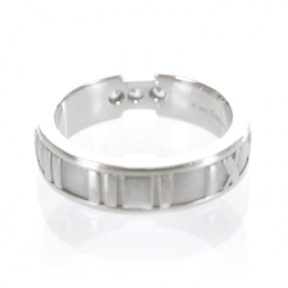 18k White Gold Diamond Atlas Ring 6