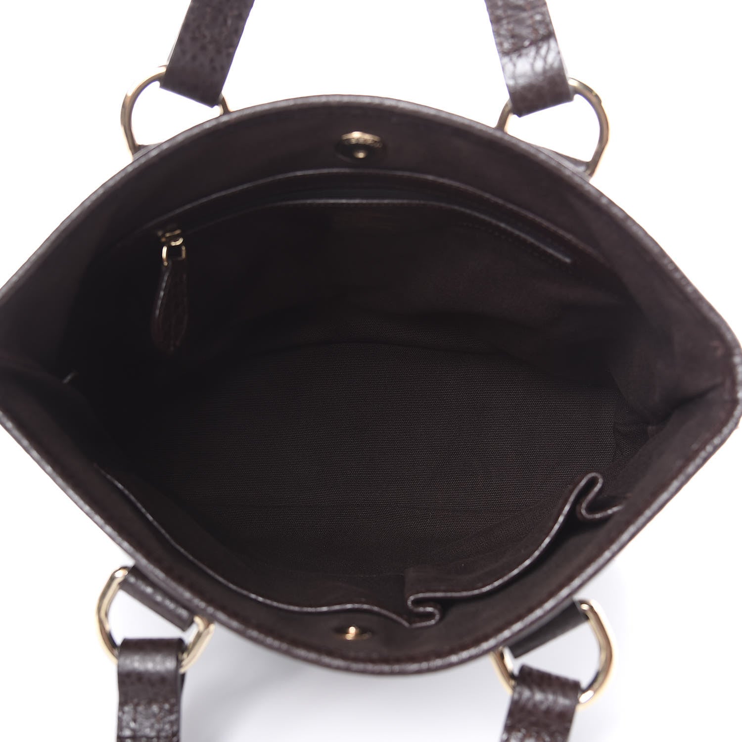Burberry Grainy Calfskin Tote Dark Brown 5 of 12