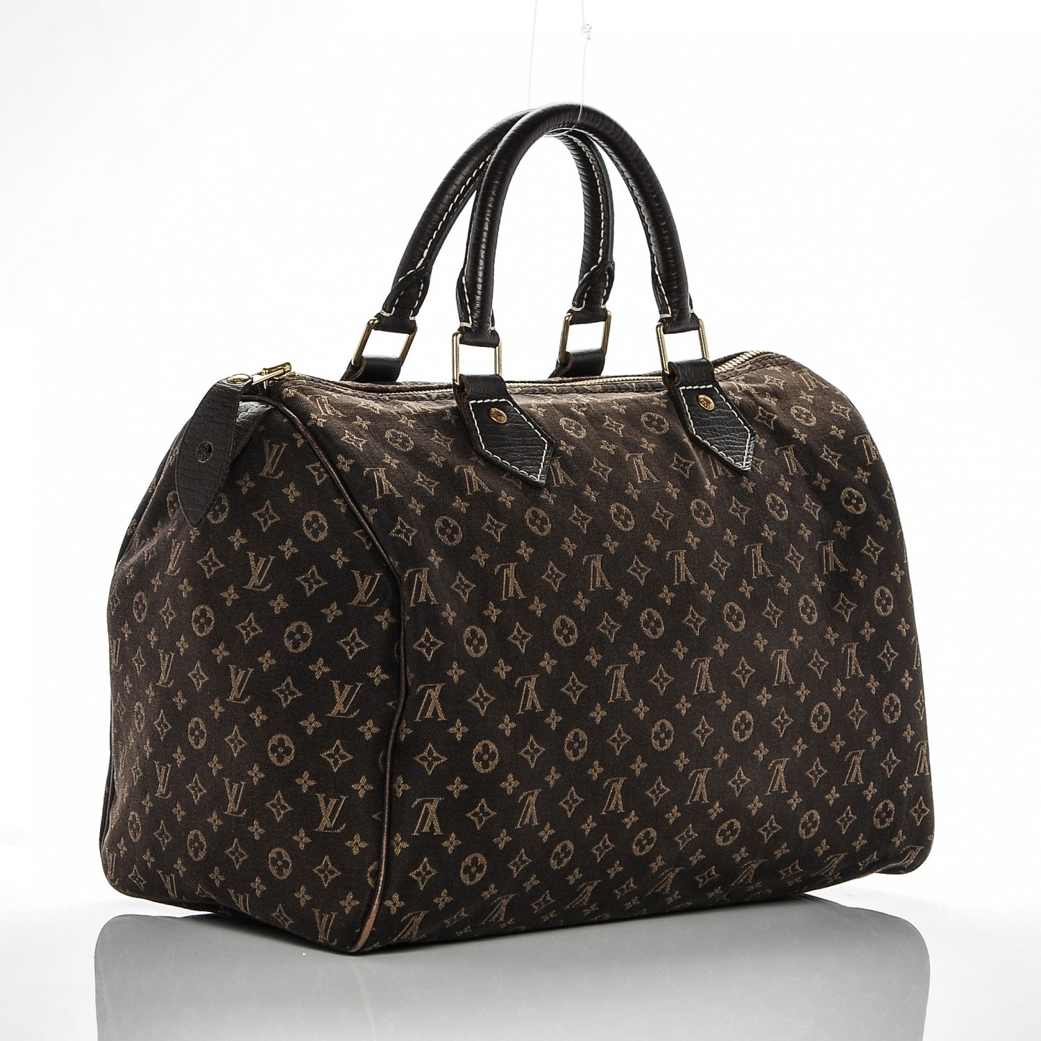 Louis Vuitton Mini Lin Speedy 30 Ebene 3 of 7