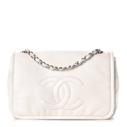 Chanel Caviar Large Timeless CC Flap White 1 of 11
