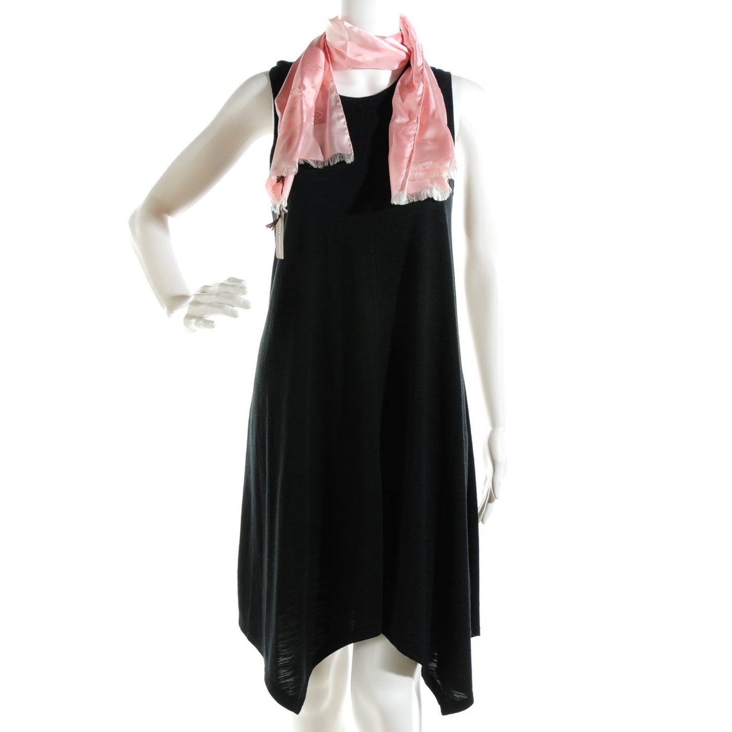 Silk Monogram Capri Scarf Pink