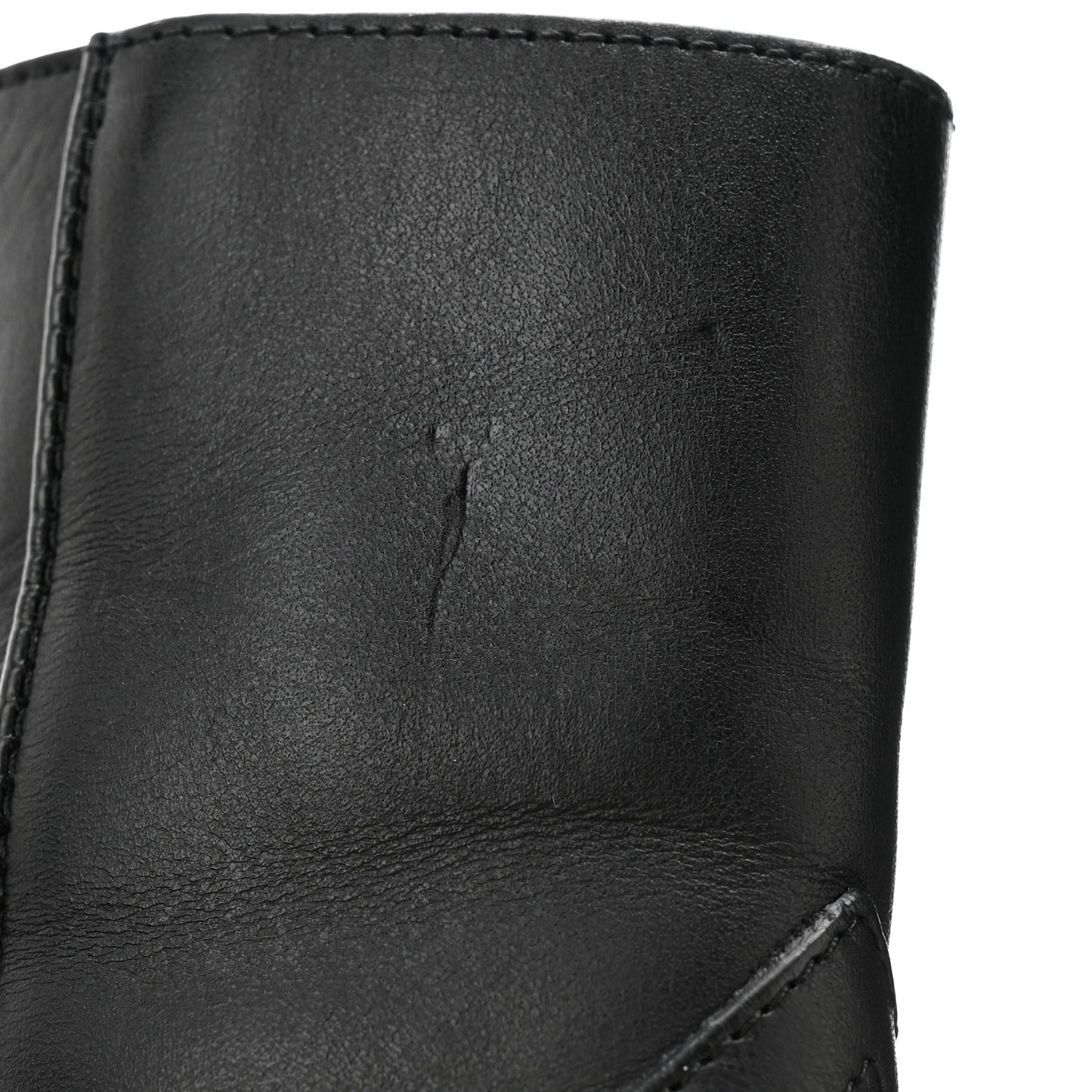 Shiny Calfskin Cece 60 Ankle Boots 37 Black