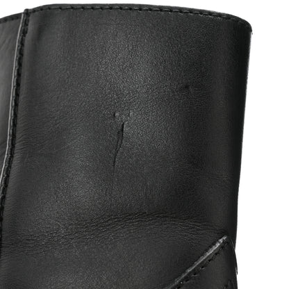 Jimmy Choo Shiny Calfskin Cece 60 Ankle Boots 37 Black 9 of 11