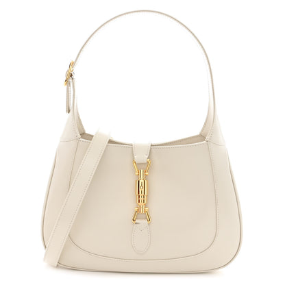 Gucci Boarded Dyana Lux Calfskin Small Jackie 1961 Hobo Mystic White 1 of 11