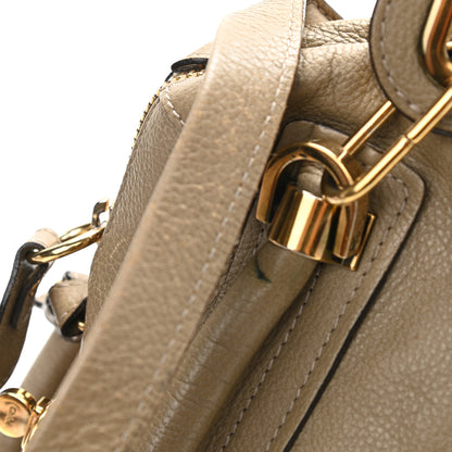 Chloe Calfskin Medium Paraty Barbour Khaki 12 of 13