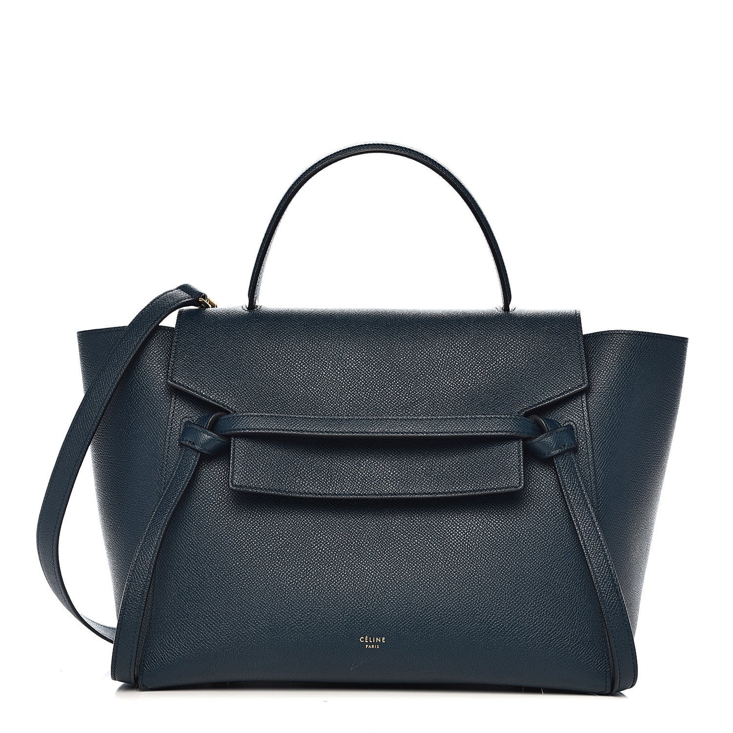 Grained Calfskin Mini Belt Bag Deepsea