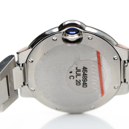 Cartier Stainless Steel 33mm Ballon Bleu De Automatic Watch 5 of 10