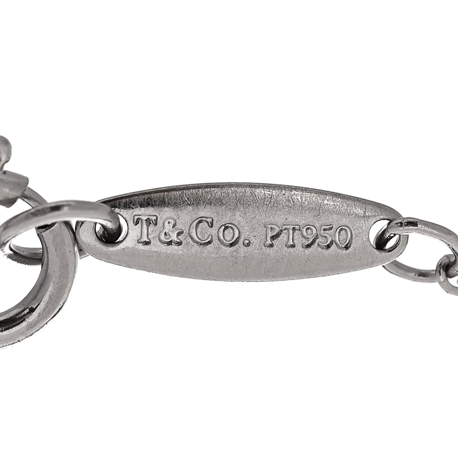 Tiffany Platinum Diamond .45ctw Elsa Peretti Diamonds by the Yard Station Bracelet 3 of 4