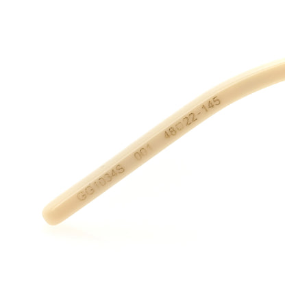 Gucci Metal Round Sunglasses GG1034S Gold Light Blue 6 of 8