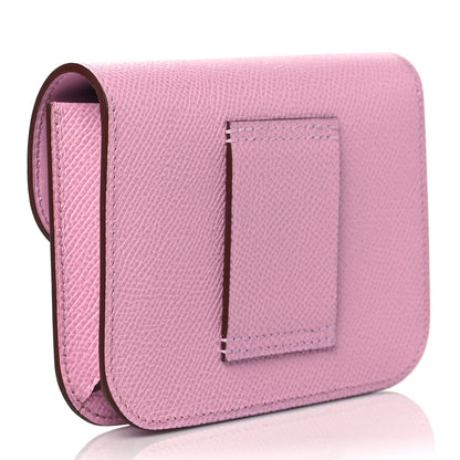 Hermes Epsom Constance Slim Wallet Mauve Sylvestre 3 of 9