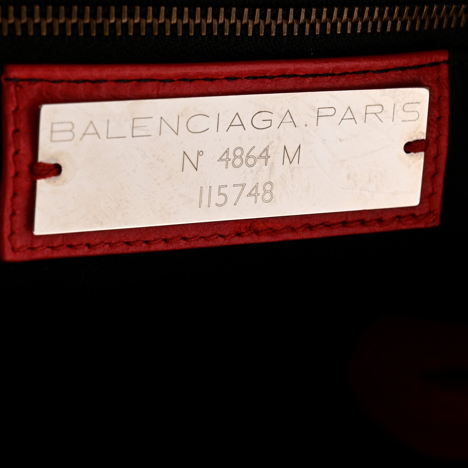 Balenciaga Agneau Classic Hardware City Rouge Coquelicot 7 of 10