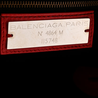 Balenciaga Agneau Classic Hardware City Rouge Coquelicot 7 of 10