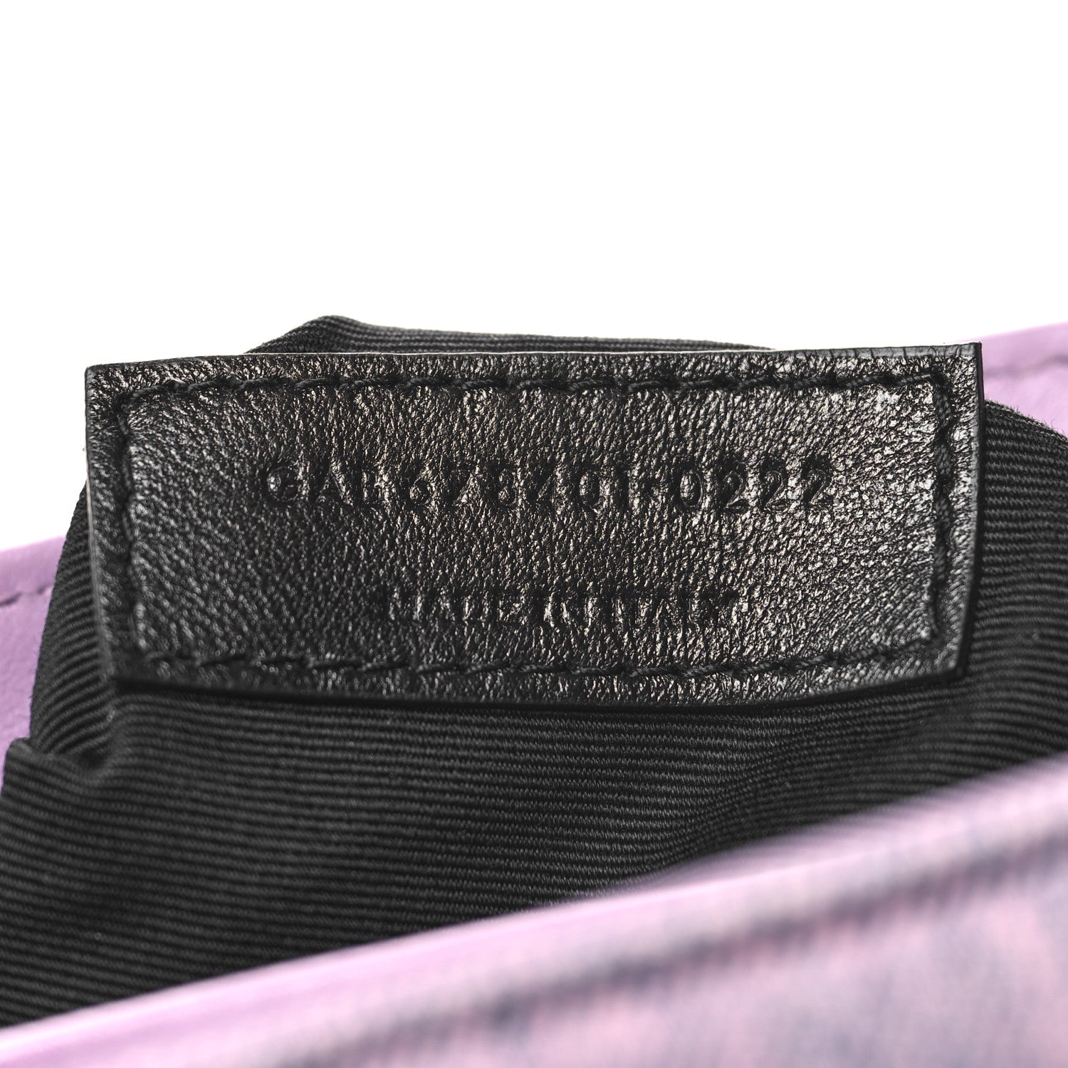 Saint Laurent Denim Y Quilted Monogram Toy Loulou Crossbody Bag Bleached Lilac 8 of 11