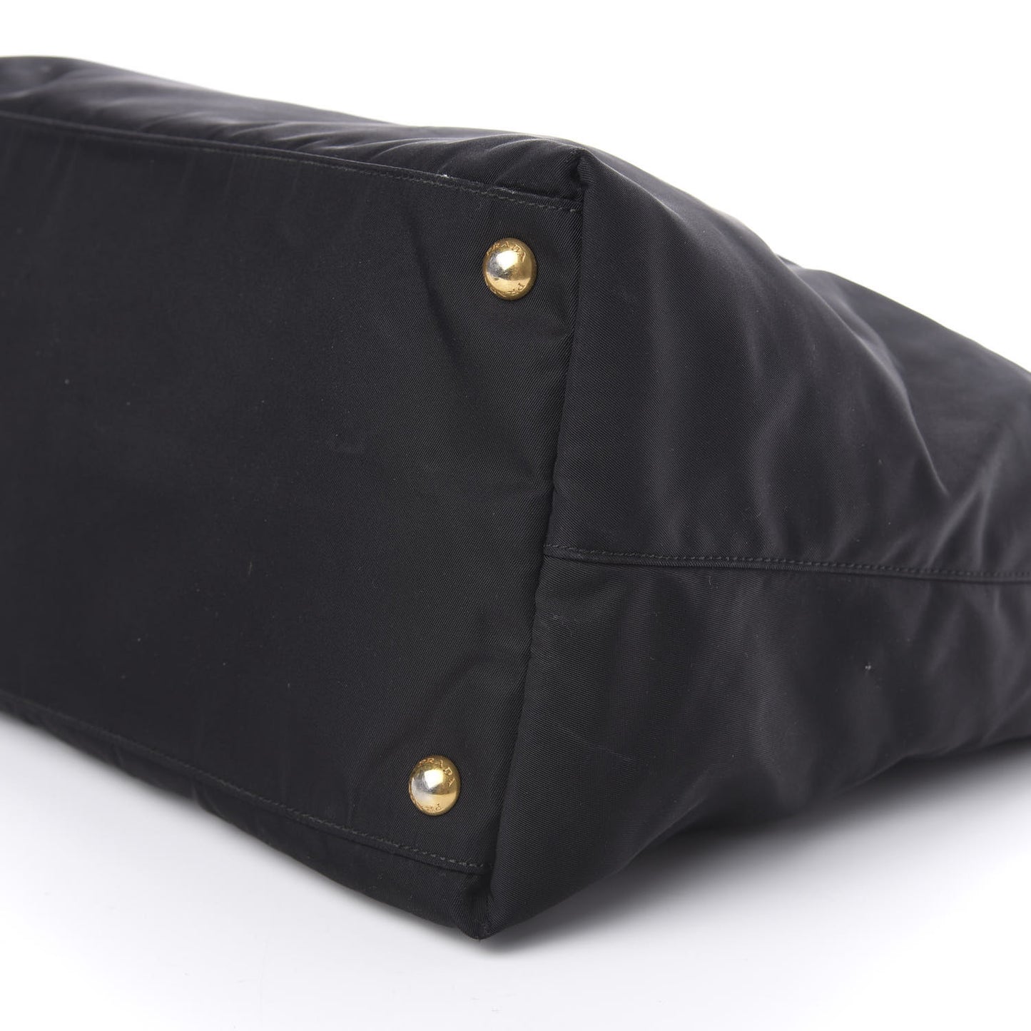 Saffiano Tessuto Nylon Tote Black