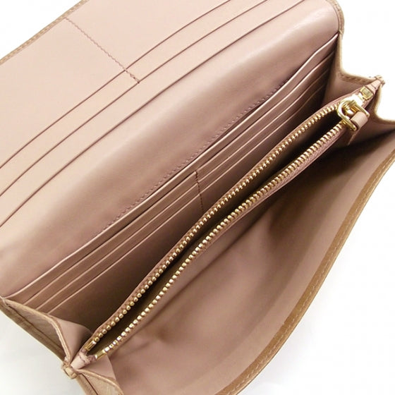 Vitello Bow Flap Wallet