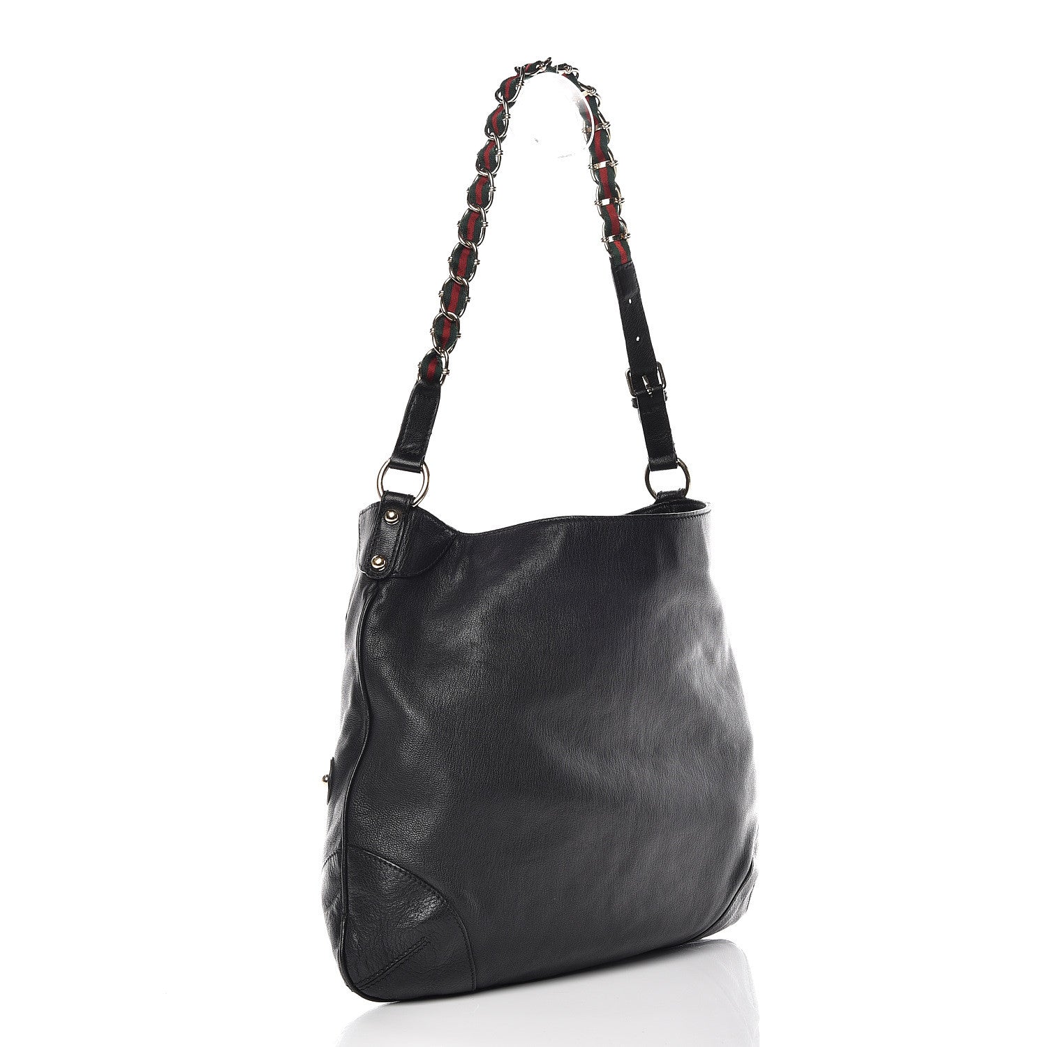 Gucci Calfskin Medium Capri Shoulder Bag Black 3 of 11