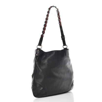 Gucci Calfskin Medium Capri Shoulder Bag Black 3 of 11