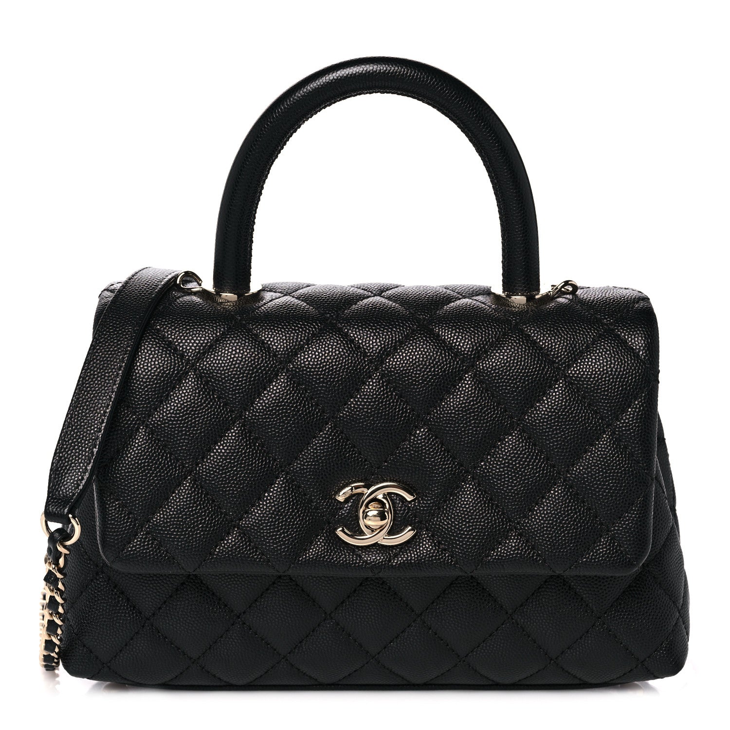 Chanel Caviar Quilted Mini Coco Handle Flap Black 1 of 11