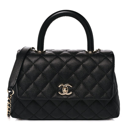 Chanel Caviar Quilted Mini Coco Handle Flap Black 1 of 11