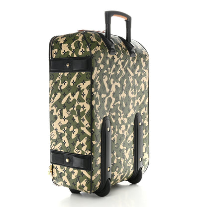 Louis Vuitton Monogramouflage Pegase 60 Rolling Luggage 2 of 11